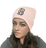 Beanies - Solid Black, Pink or White