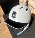 3D Logo Helmet With Chin Guard - White or Black